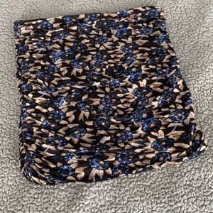 FREE PEOPLE Blue floral tube top - double lined